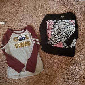 Justice Bundle of tops, size 10